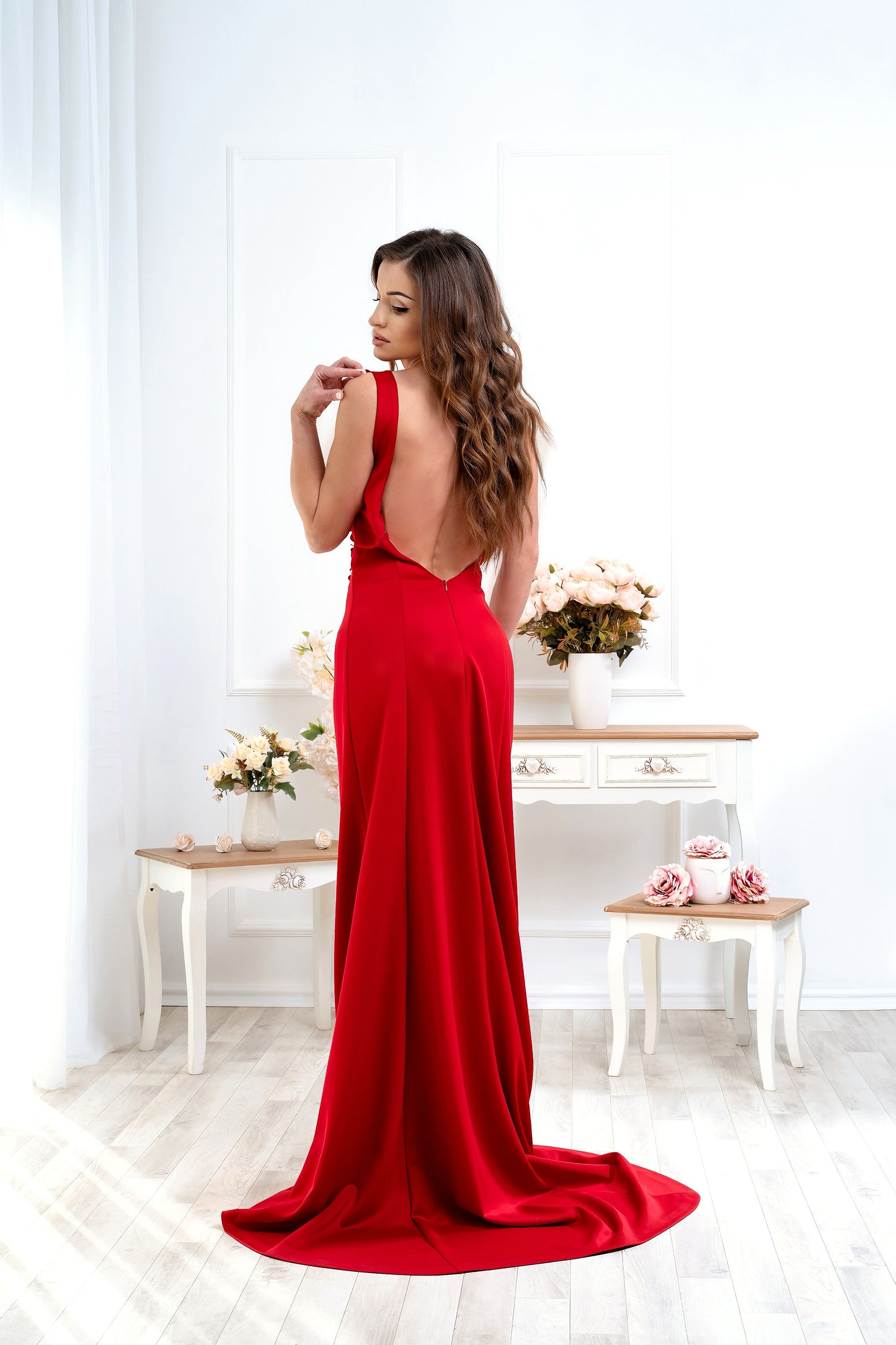 Рокля Fleur Rouge
