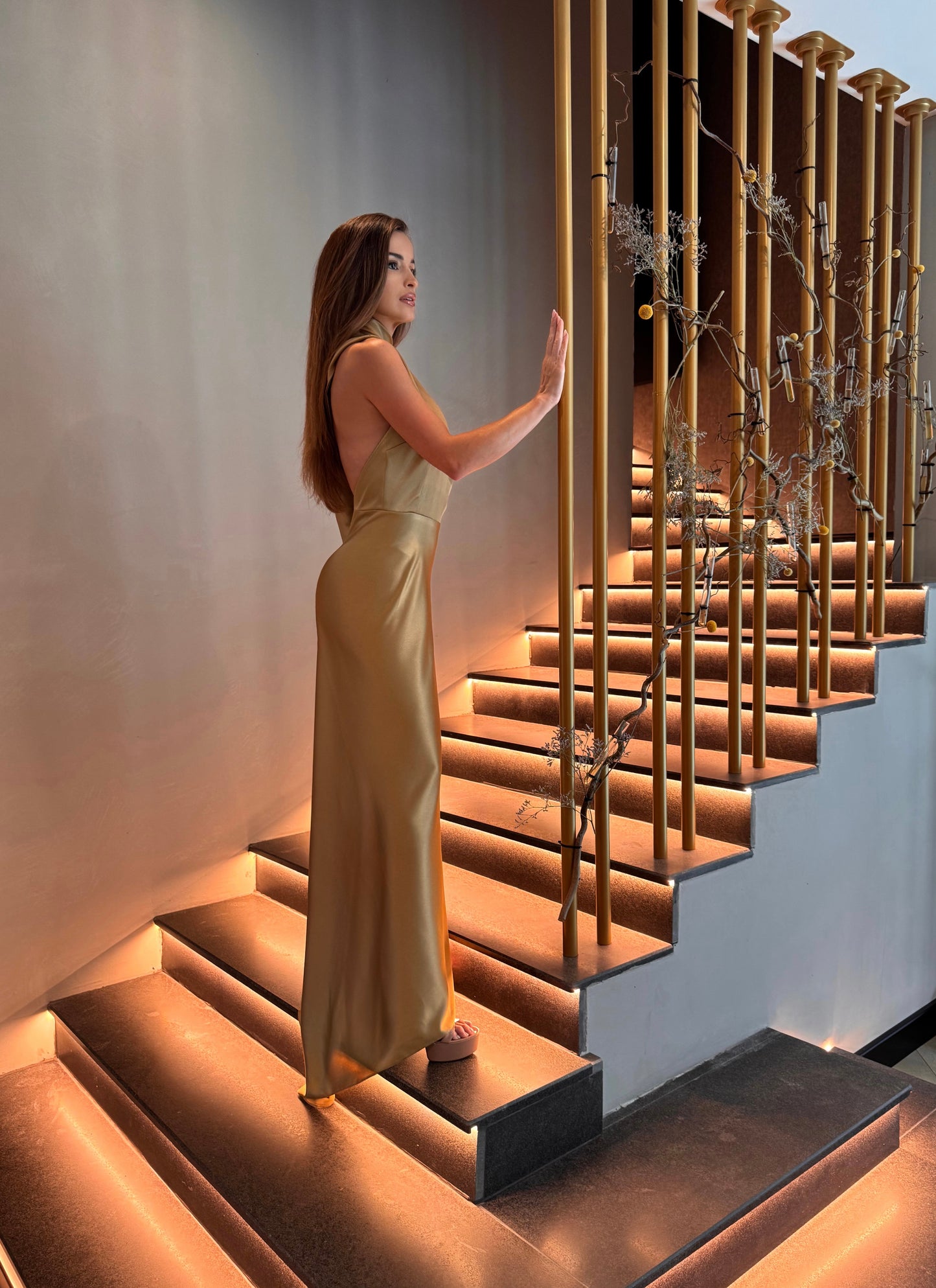 The Liquid Gold Gown