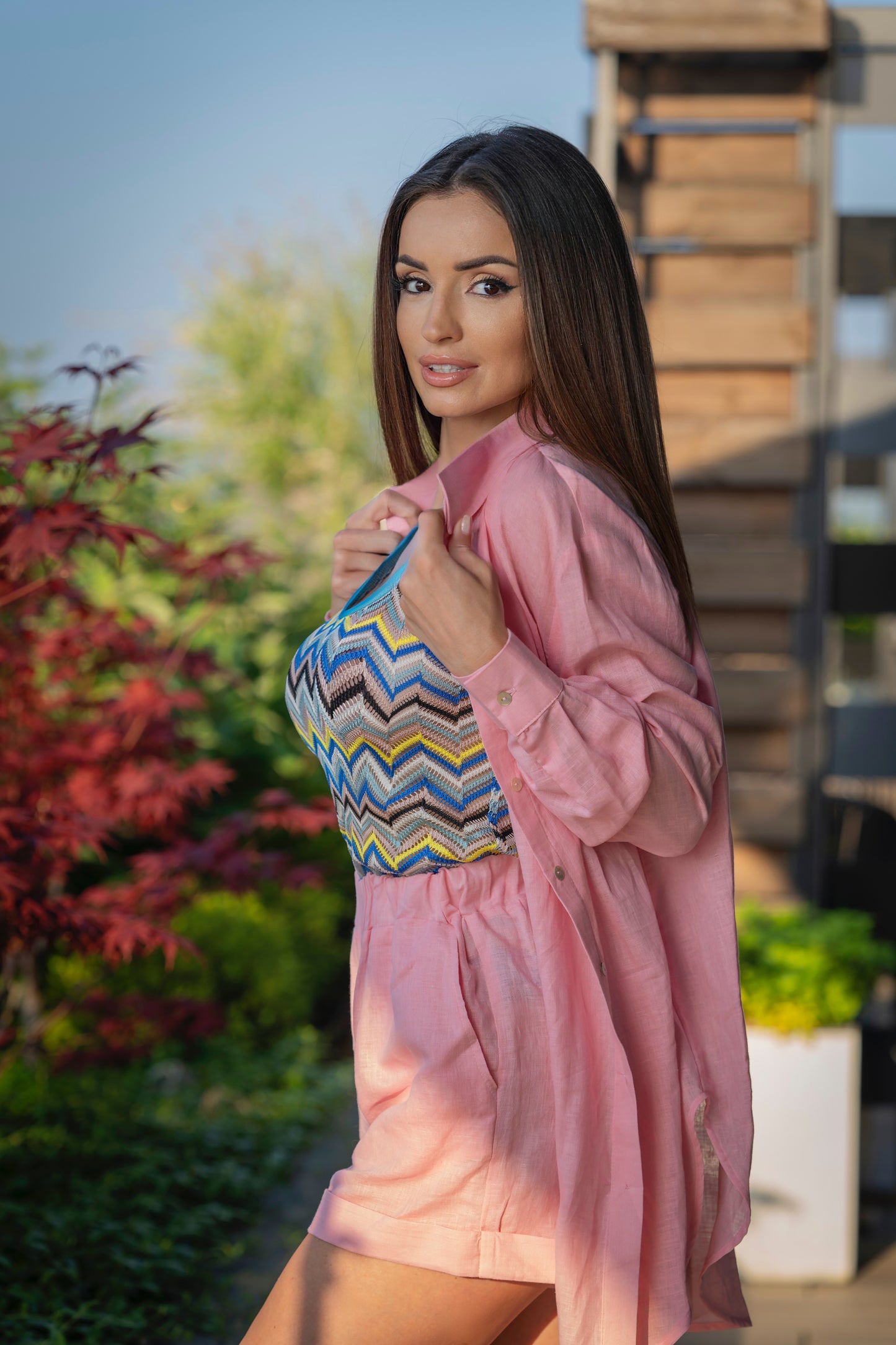 Ленена риза Sunset Linen Breeze
