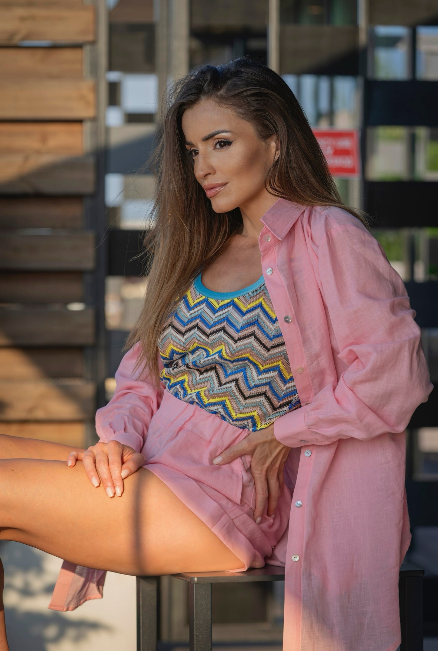 Ленена риза Sunset Linen Breeze