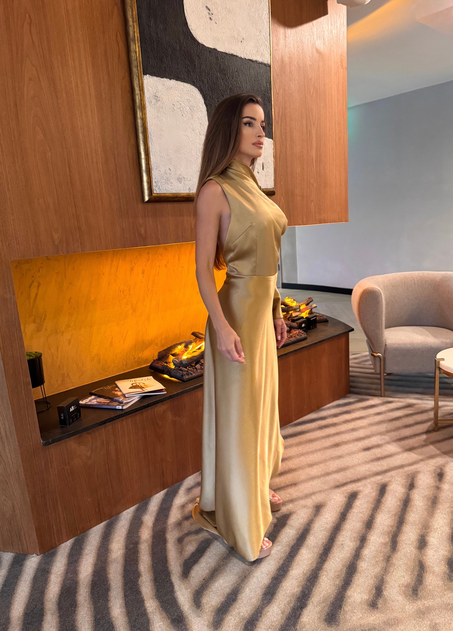 The Liquid Gold Gown