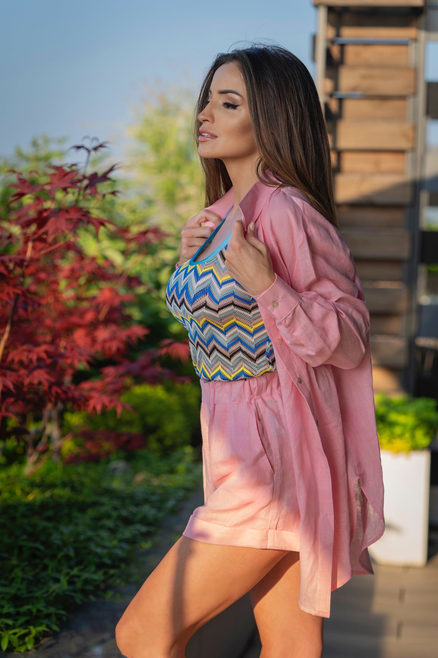 Ленена риза Sunset Linen Breeze