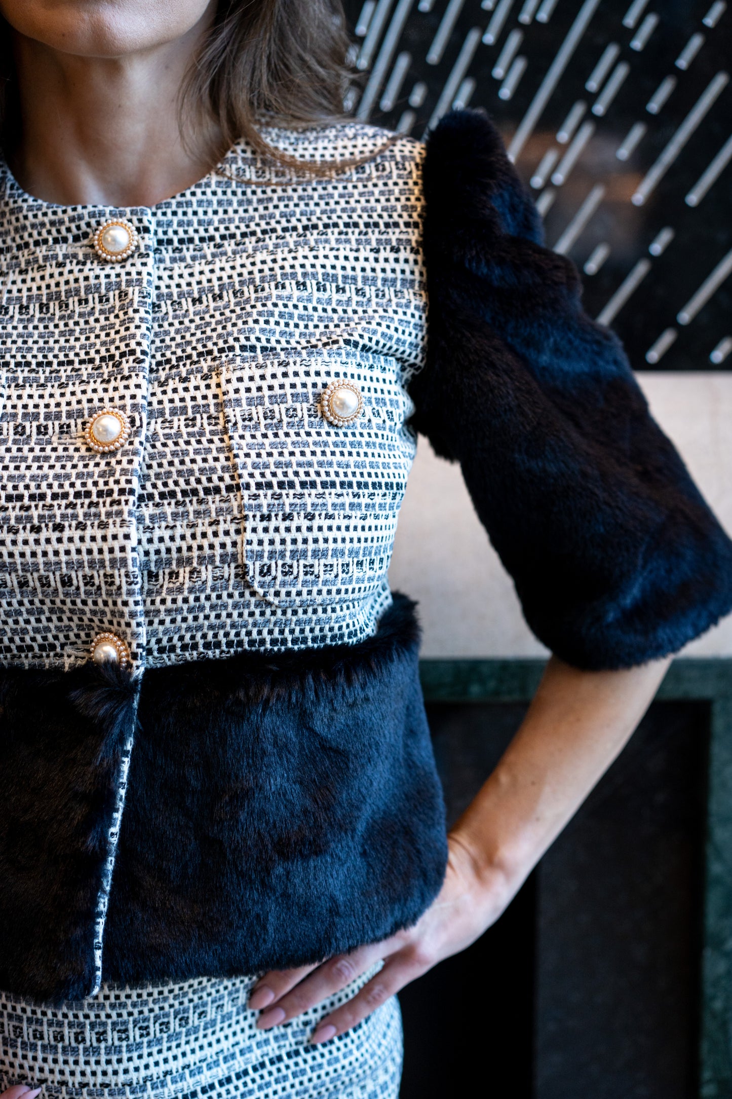 Boucle Raffinée blazer