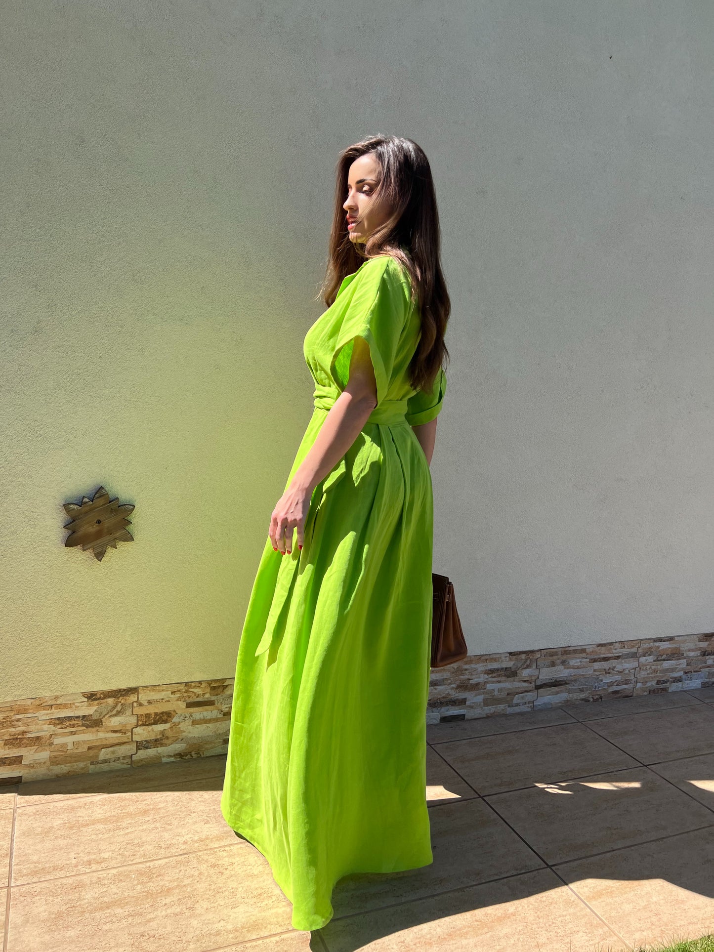 Aurora linen dress